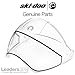 Ski-Doo New OEM Clear BV2S Helmet Replacement Visor, 4475080000, 4479530000