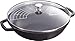 STAUB Wok 30 Cm Negro, Hierro Fundido