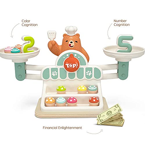 Image of BRIGHT BUDGET Math Game for Kids, STEM Toys for 3 Year Old Girls, Kids Gifts, Balance Counting Toys, Educational Learning Toys