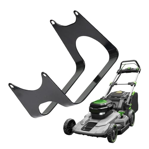 Soporte para depósito de aceite, soporte para latas de aceite, soporte para depósito de desbrozadora, accesorio para cortacésped de hierro negro
