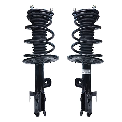 Image of Detroit Axle - 3.5L Front Suspension Kit for 2006-2012 Toyota RAV4 2 Ready Struts w /Coil Spring Assembly 2 Sway Bars 2 Outer Tie Rods 2 Lower Ball Joints 2007 2008 2009 2010 2011 Replacement