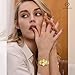 RORIOS Reloj Señoras Mecánico Relojes de Pulsera Elegante para Mujer Reloj Minimalista Automático Reloj Moda Acero Inoxidable Reloj Luminoso Calendario Oro Imagen de RORIOS Reloj Señoras Mecánico Relojes de Pulsera Elegante para Mujer Reloj Minimalista Automático Reloj Moda Acero Inoxidable Reloj Luminoso Calendario Oro