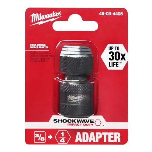 Milwaukee Electric Tool 48-03-4405 Electric Shockwave Impact Socket Adapter, 3/8" - image 2