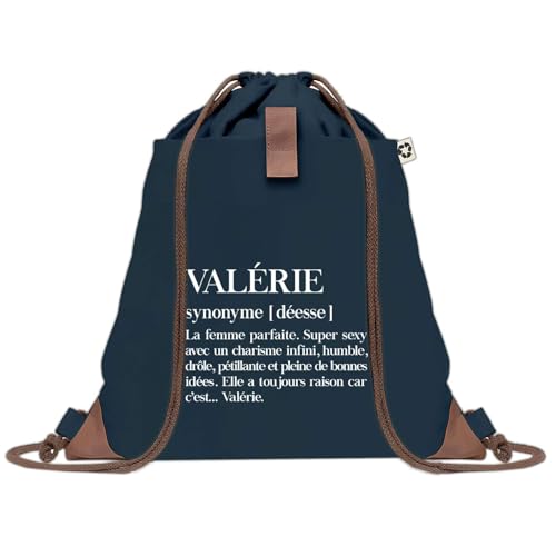 Sac à dos bleu Valérie pochette valise pour cadeau anniversaire