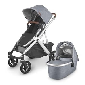 Vista V2 Stroller – Gregory (Blue Melange/Silver/Saddle Leather)
