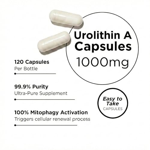 Image of Urolithin A 120 Capsules 99.9% Purity
