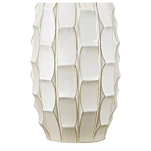 Set de 2 lámparas de mesa blancas de cerámica 32.75" alt miniatura 6