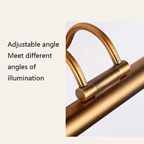 Lampe de miroir LED pour salle de bain applique rétro étanche