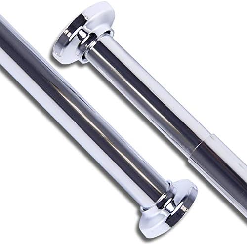 PetHot Shower Curtain Tension Rod Extendable 55-85 c Stainless Steel