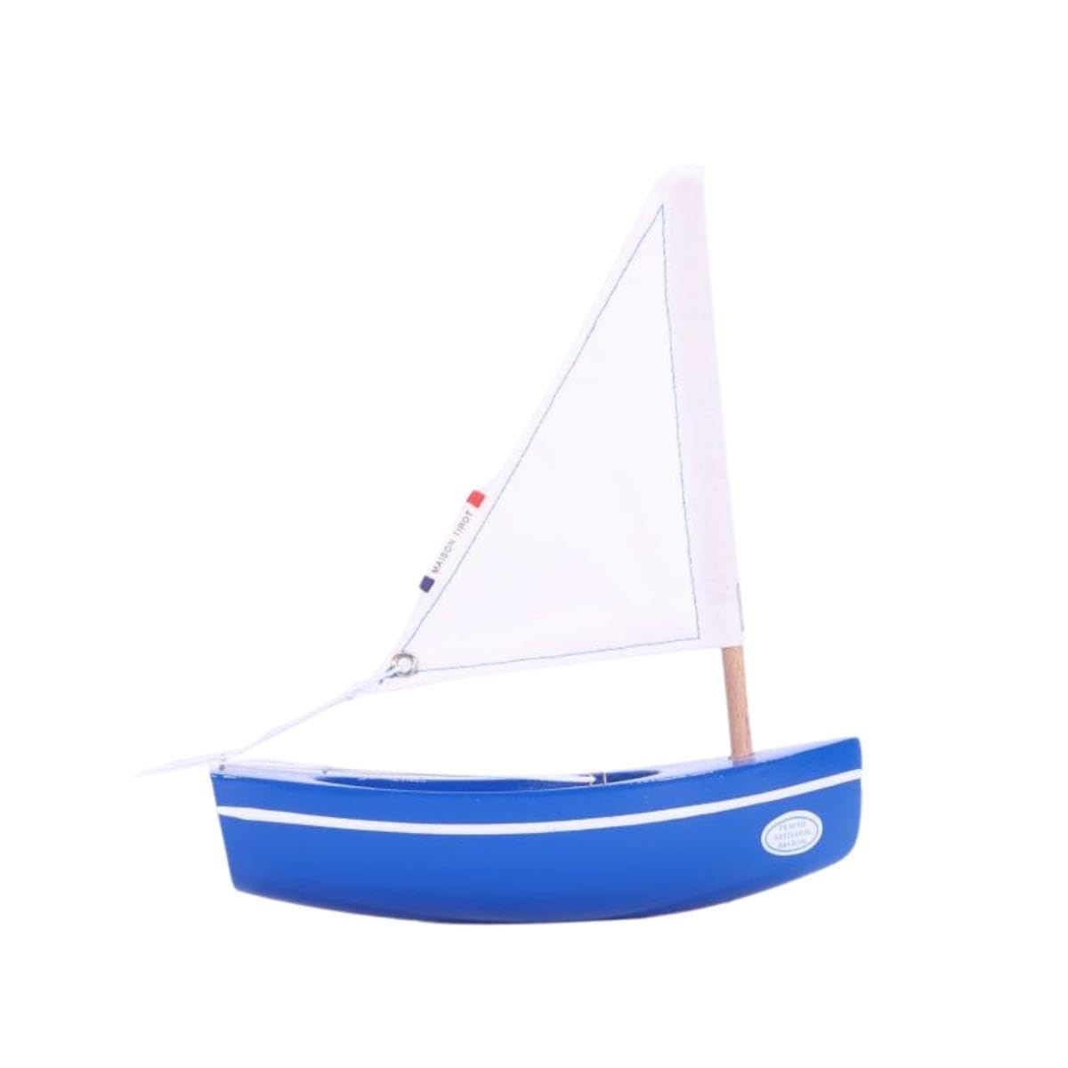 Le Bachi Bleu-Bateau en Bois 17cm