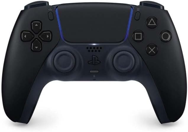 Sony, Manette PlayStation 5 officielle DualSense, Sans fil, Batterie rechargeable, Bluetooth, Compatible avec PS5 et PC, Couleur : Midnight Black