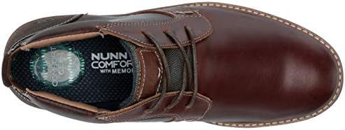 Nunn Bush mens Barklay Plain Toe Chukka Boot Suede Leather with Memory Foam and Comfort Gel, Brandy, 7 | Image 4