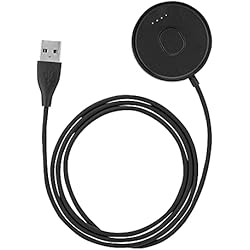 Soporte de base, cargador de reloj inteligente Cargador de reloj de carga rápida apto para Ticwatch S2 E2Fit E2 Ajuste de carga rápida Ticw-atch de larga duración (apto para