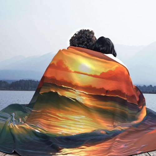 Couverture polaire en flanelle 152x127 cm pour lit et canapé - 5
