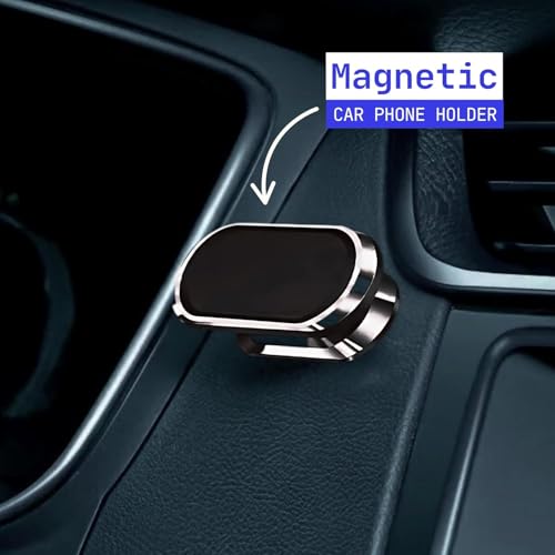 Image of Regor Magnetic Car Holder for Dashboard| Car Mount Stand with Strong Magnetic | 360 Adjustable Magnetic Cell Phone Holder | Compatible with All Smartphones iPhone Android
