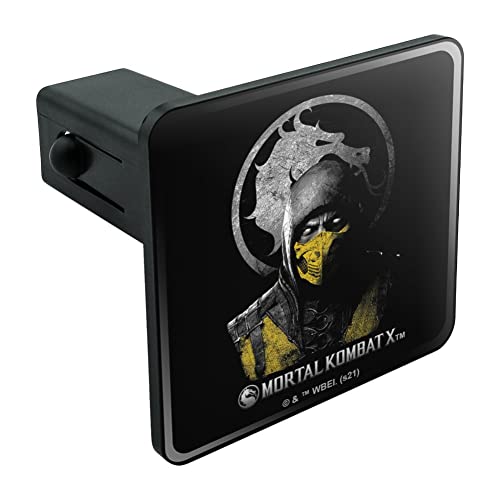 GRAPHICS & MORE Mortal Kombat X Scorpion Metal Tow Trailer Hitch Cover Plug Insert