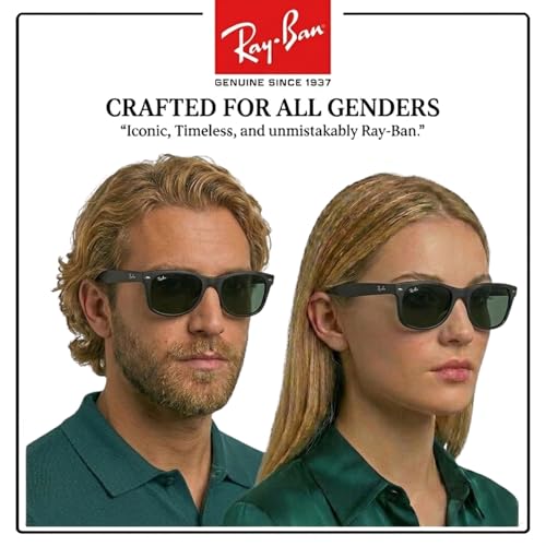 Image of Ray-Ban RB2132 NEW WAYFARER COLOR MIX Square Shaped Sunglasses for Men & Women with Official RAYBAN Eyewear Kit