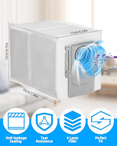 SOBEAU 14 Stück Staubbeutel für Roborock S8 MaxV Ultra / S8 Max Ultra/Q Revo/Qrevo Pro/Qrevo MaxV/Qrevo S/Qrevo Master, Großer Kapazität Staubsaugerbeutel, Zubehör Ersatzteile für Roborock