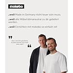 mokebo Sitzsack Sundowner mit Hocker Beige-Khaki