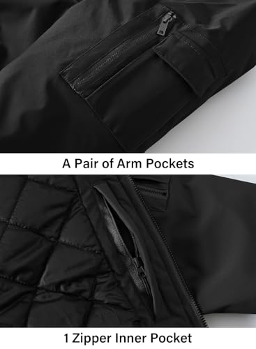 BGOWATU Men's Jacket Windproof Quilted Bomber Jackets Casual Fall Winter Warm Padded Coats Outwear4