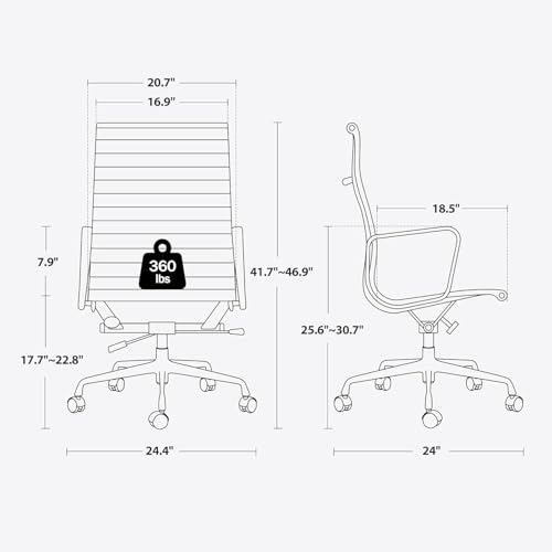 Luxury leather executive chair