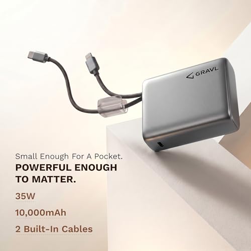 Image of GRAVL Sigma 35 Power Bank 10000mAh 35W Fast Charging 4-Year Warranty