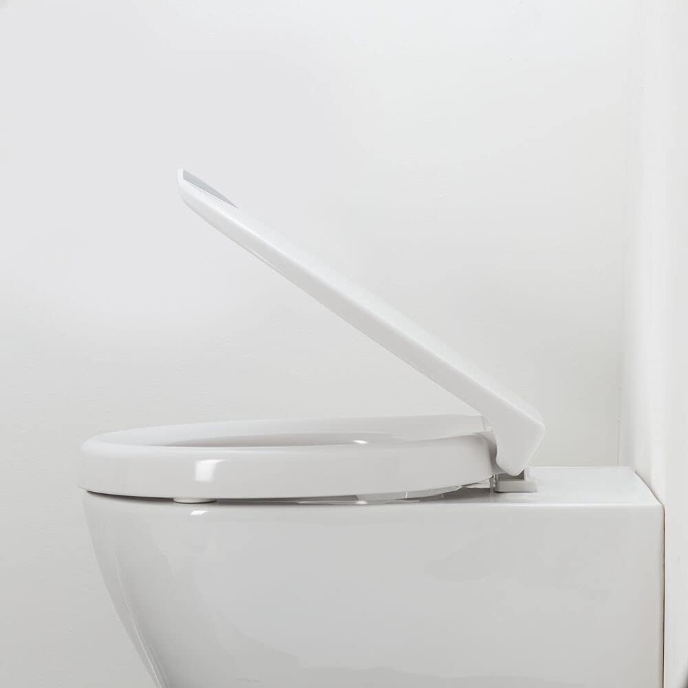 Tiger Comfort Care Asiento de Inodoro, Plástico, Blanco, 43.9x37.1x9 cm