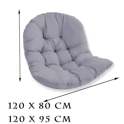 Coussin balançoire imperméable 120x80cm résistant à la pluie avec fermeture - 8