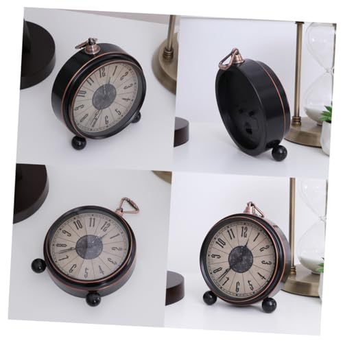 Reloj de escritorio antiguo para decoración de hogar vintage 6