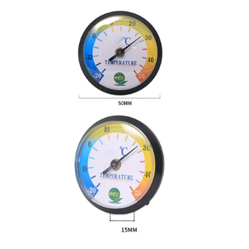 Dial Pointer Type Thermometer Wall Mounted Indoor Temperature Gauge for Office Study Rooms
