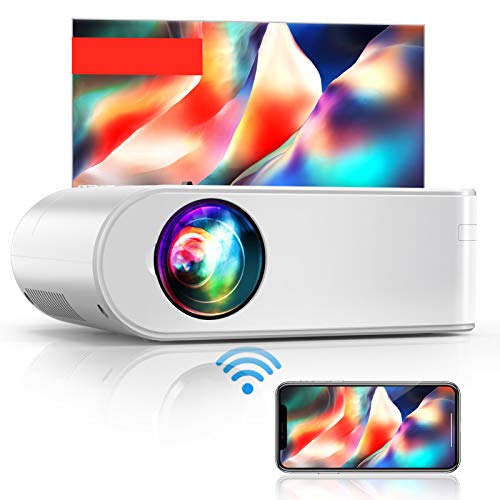 YABER Projector WiFi Mini Projector, 9000L 1080P Full HD Portable...
