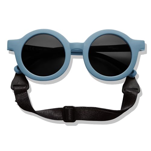 BABYMOCS Baby Sonnenbrille 0-1,5 Jahre BIOPLASTIK & POLARISIERT I Runde...