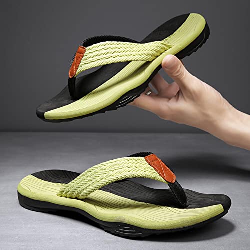Sandalias flip-flops de hombre para verano con suela espesada casual 4