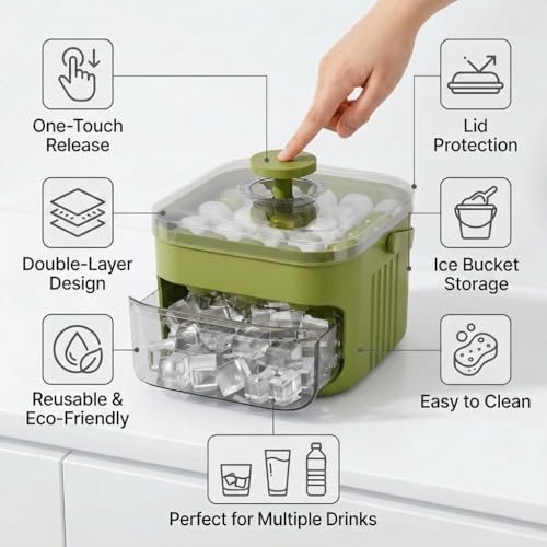 Bandeja para Hielo con Tapa y Contenedor miniatura 5