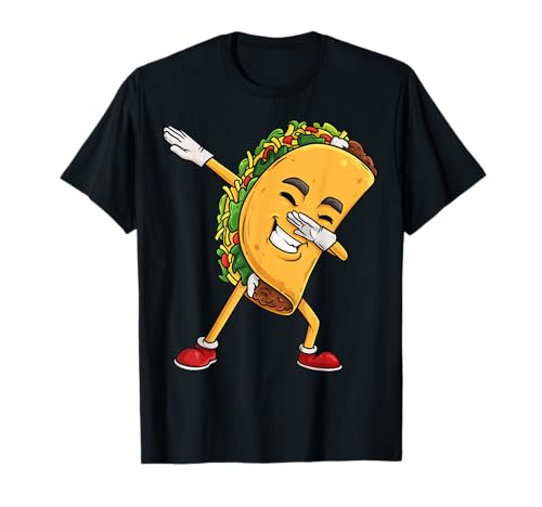Dabbing Taco Cinco de Mayo Funny Mexican Dab Boys Kids T-Shirt