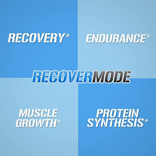 Evlution Nutrition Recover Mode- Complete Post Workout With Bcaas, Immunity Support, Vitamin C, D & E, Electrolytes, Hydration, Creatine, Glutamine, Beta-Alanine, L-Carnitine, 30 Serve, Blue Raz #TOP3