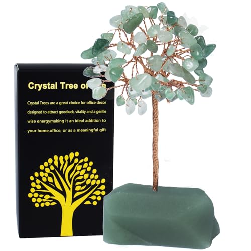 Green Aventurine Crystal Tree of Life...