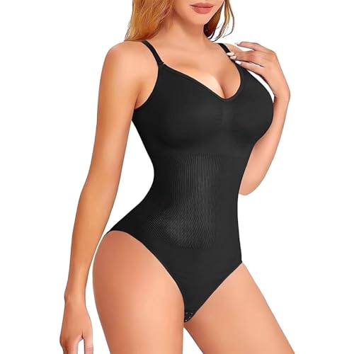 Shapewear Damen Body, Miederbody Stark Formend, Bodysuit Women, Bauchweg...