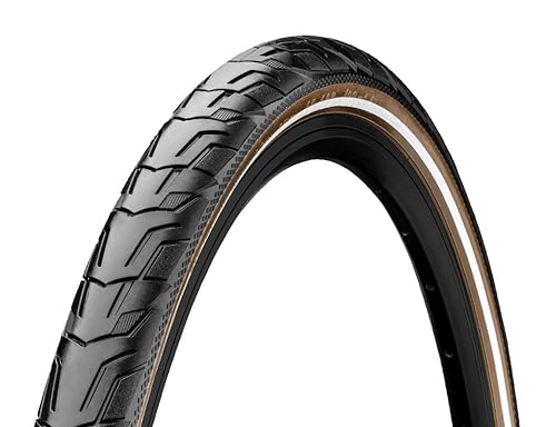 Continental - Continental 37-622 Ride City (28 x 1 3/8 x 1 5/8) Schwarz/Braun Drahtreflexreifen - 1 Stück