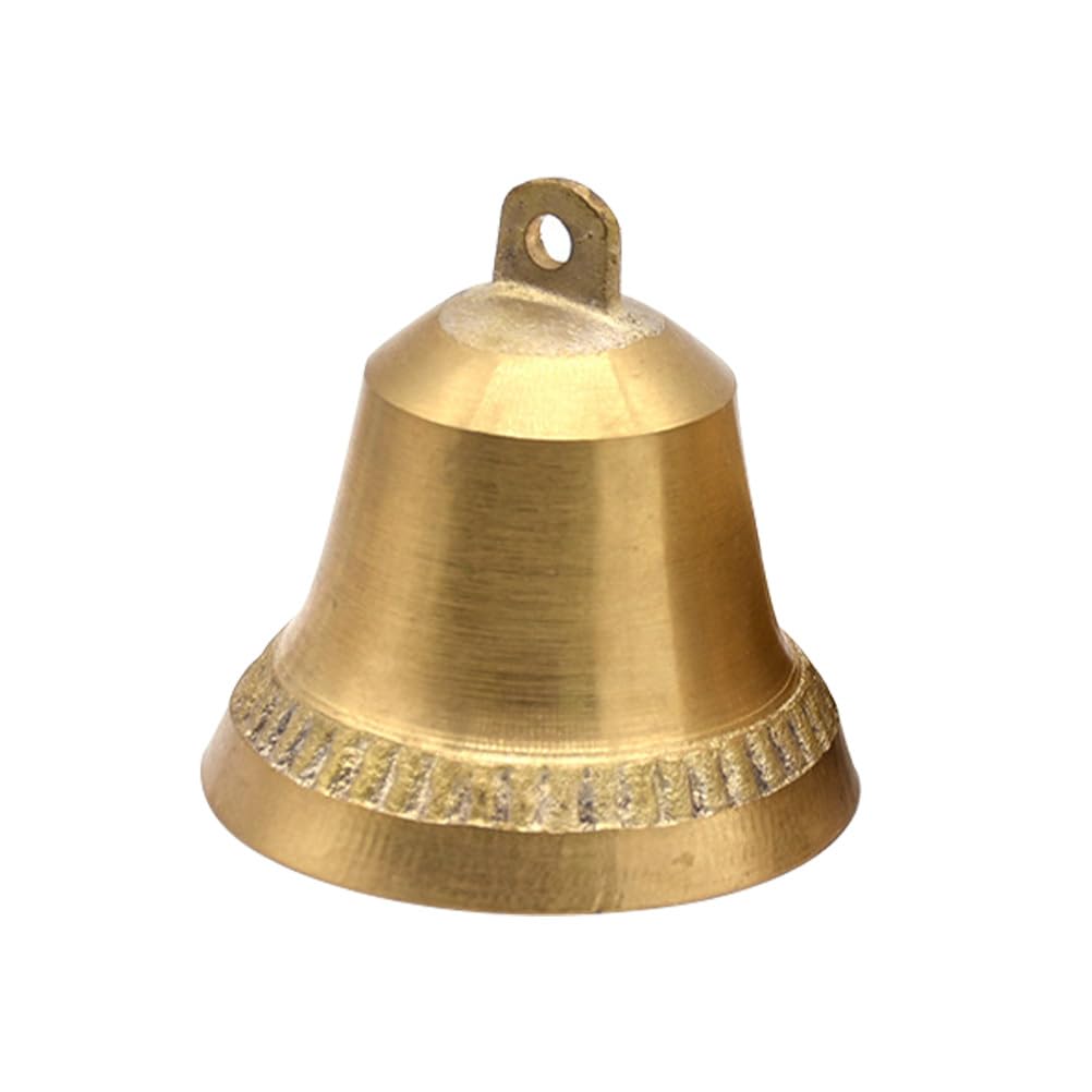 Artibetter Vintage Bells Craft Oro Jingle Bells Campana di Ottone Campane Feng Shui Ornamenti Fai da Te Carillon di Campane per Fai da Te Carillon di Fare