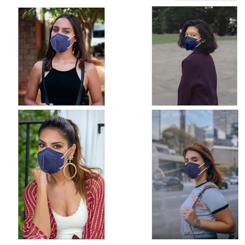 Image of MEELANA Anti Pollution 5 Layer Non Woven Fabric N95 Reusable Mask for Unisex