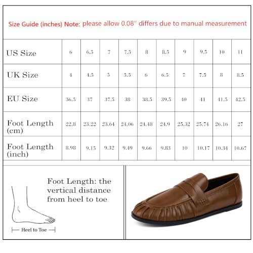 Image of QIY Penny Loafers for Women 2026 Comfortable Flats Shoes