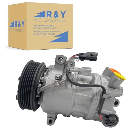 RYC Automotive Air Conditioning Compressor AD-1730 (Fits Nissan Sentra 1.8L 2013-2019. Compressor Model: PXC14)