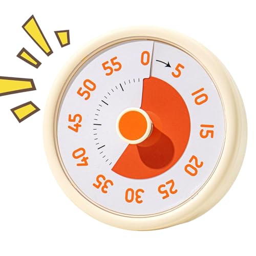 Yuemeuy Temporizador Visual Infantil Cuenta Regresiva - Reloj Visual De Colores - Reloj Despertador Digital 60 Minutos para Cocina Cepillado Gestión de Rutinas Niños