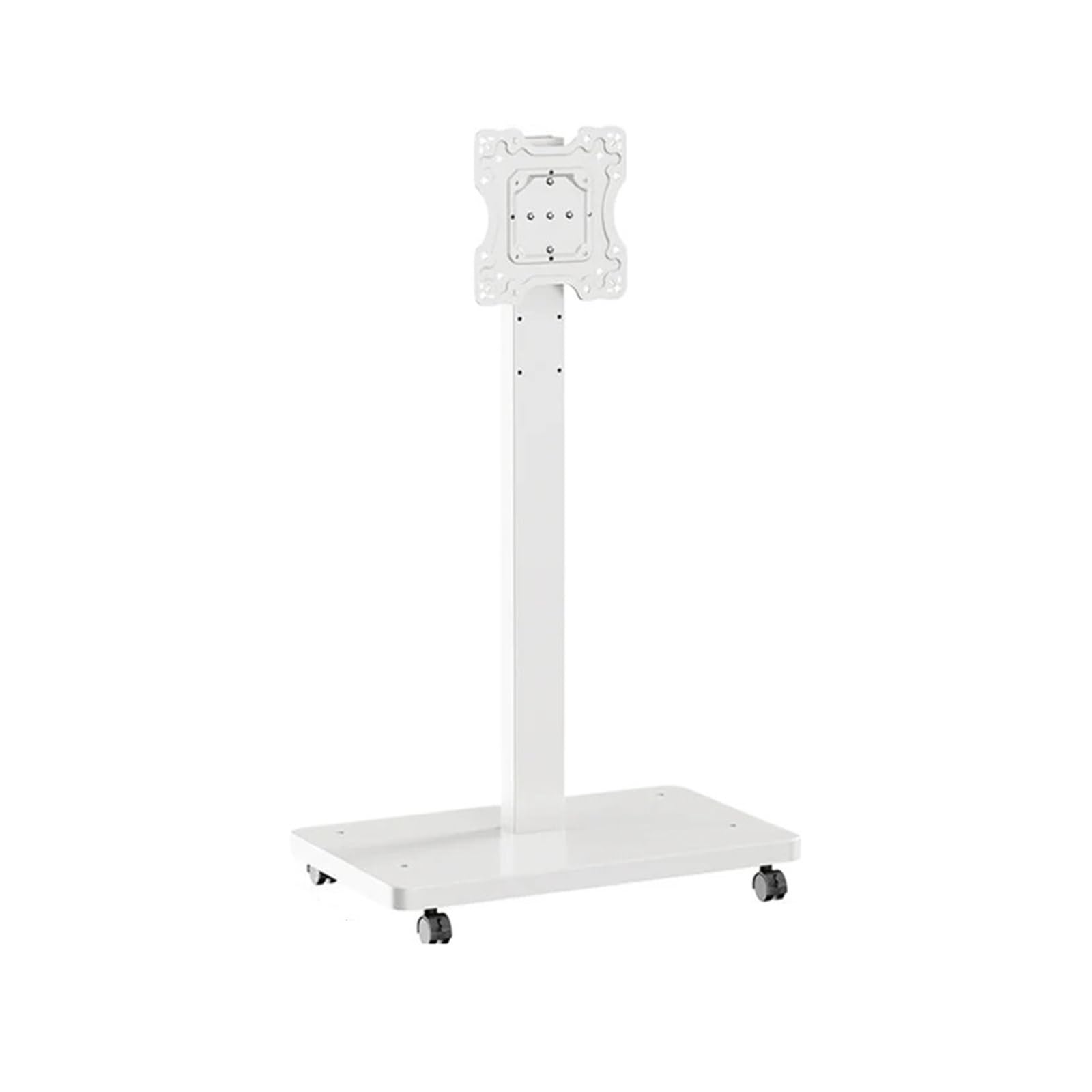 TABOJS Soporte de TV móvil para Pantallas de 10 a 43 Pulgadas, Soporte de Monitor rodante Ajustable, soporta hasta 30 kg, hogar, la Oficina y Eventos (Negro)