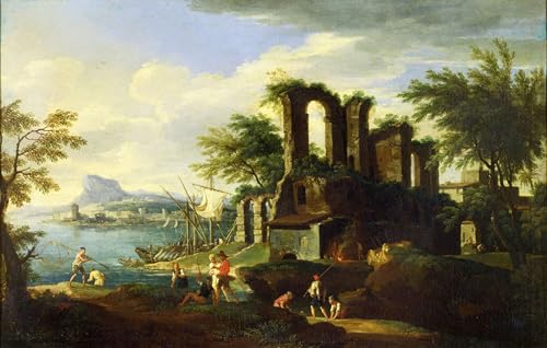 Tableau Salvator Rosa pour décorer une grande chambre avec une œuvre
