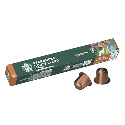 X^[obNX lXvb\݊JvZ nEX uh S Starbucks Nespresso House Blend Lungo R[q[ 10t [sAi]
