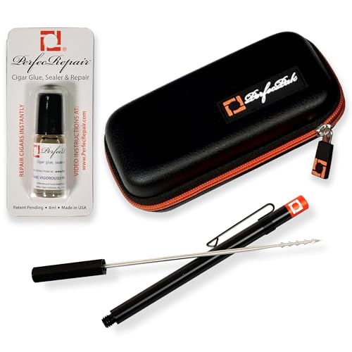 Acrylic Cigar Humidor Jar with 18 Capacity with V Cigar Cutter, 2 Packs Portable Whisky Glass Cigar Holder,Black Bar Cigar Humidor Humidifier included - Price Includes 35% Off Applied at Checkout