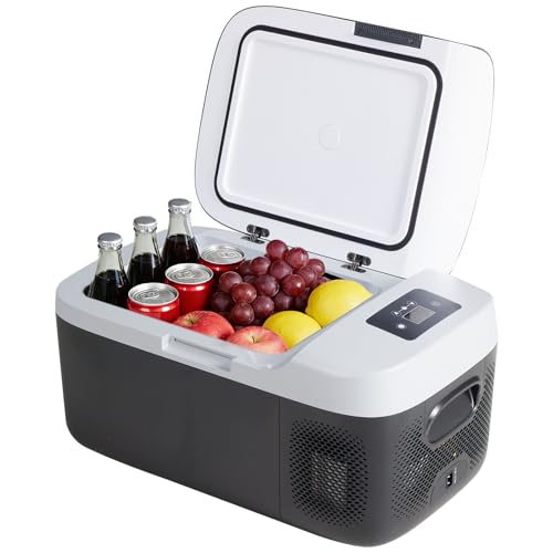 OLIXIS Portable Car Refrigerator, 17QT Single-Zone Electric...