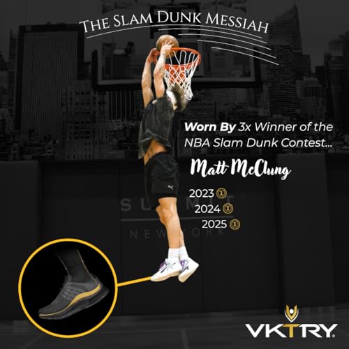 Image of VKTRY Performance Insoles - Gold VKs - Carbon Fiber Shock Absorbing Sport Shoe Insoles for Pro Running, Basketball, Athletics - Improved Explosiveness, Injury Protection and Recovery, Weight 171-220 Lbs, US Men: 10-10.5, Women: 12-12.5